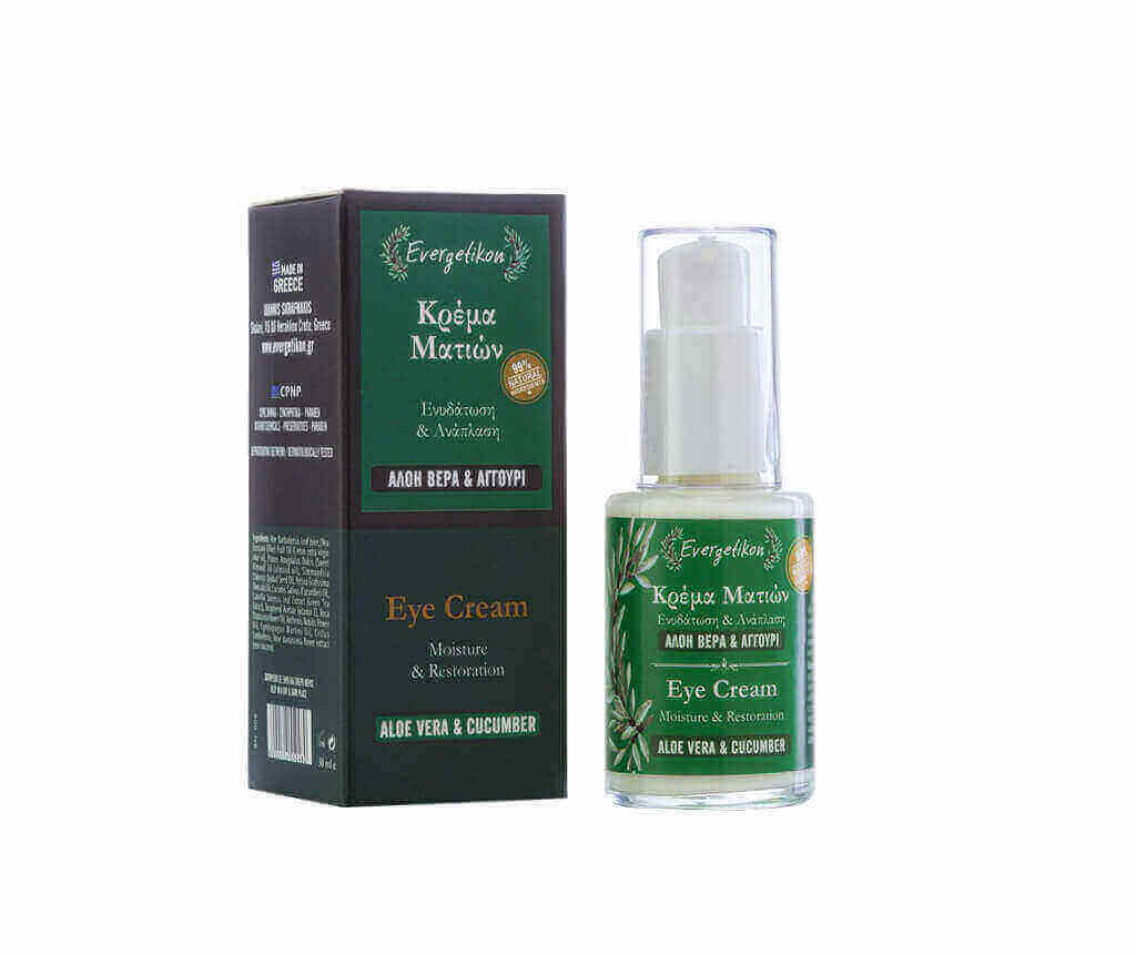 Crema de ojos con Aloe vera y Pepino - Evergetikon
